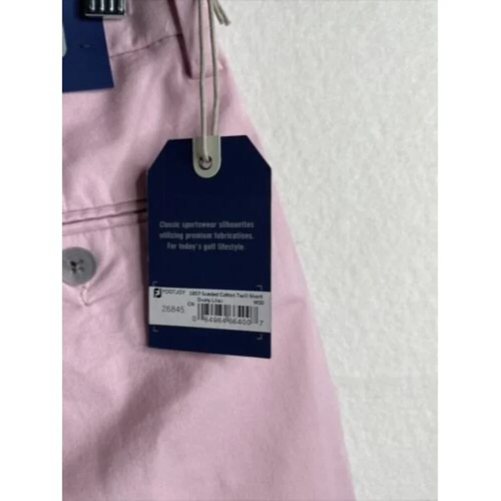 FootJoy Pink Bermuda Golf Shorts  athleisure sporty Performance Fit size 30